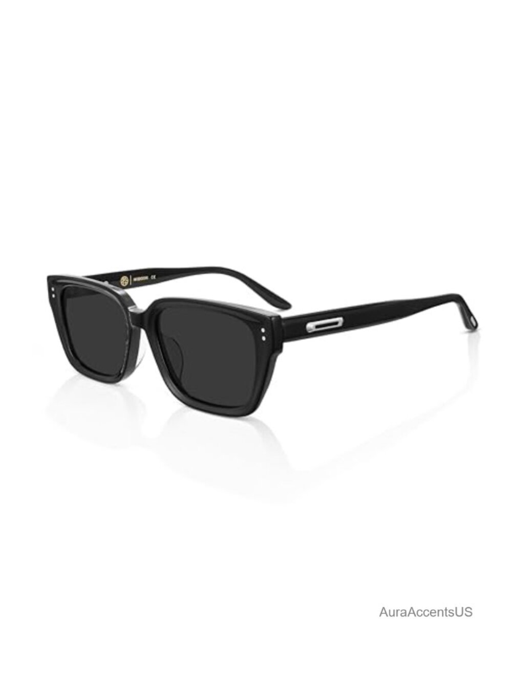 Narrow Square Polarized Sunglasses Retro Y2K UV400 Acetate Frame
